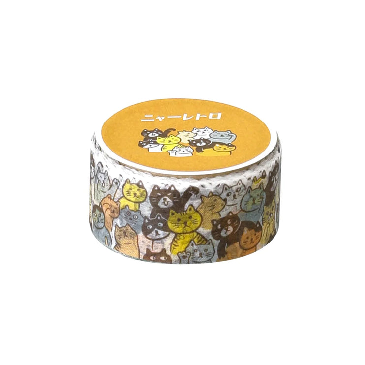 Retro Washi Tape - Gatos