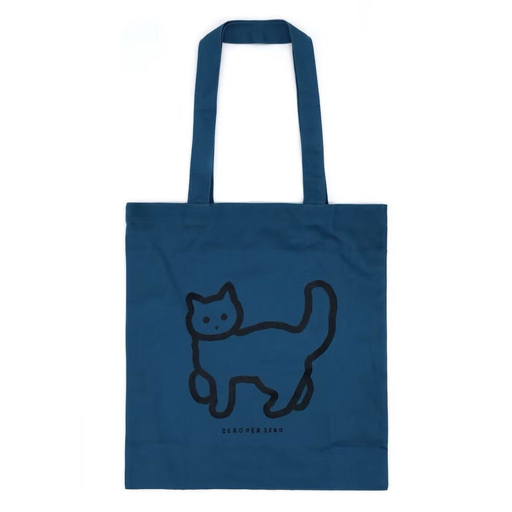 Eco Bag - Blue Cat - ColorSwatch