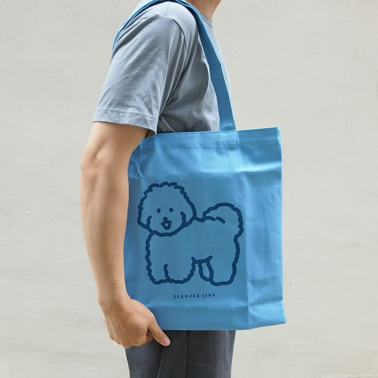 Eco Bag - Dog (Blue) - ColorSwatch