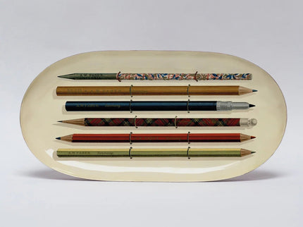 Enamel Tray - Vintage Pencils - ColorSwatch