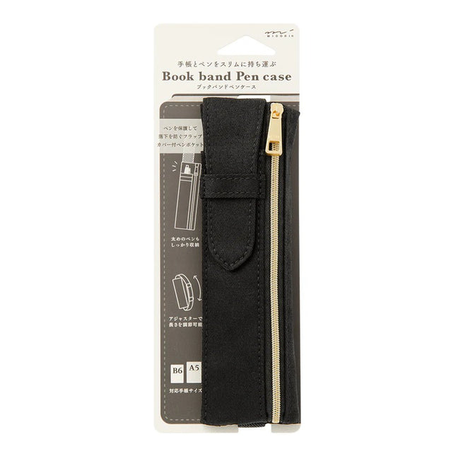 Estuche Book Band Tela - Negro - ColorSwatch