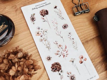 Stickers - Fading Autumn Florals