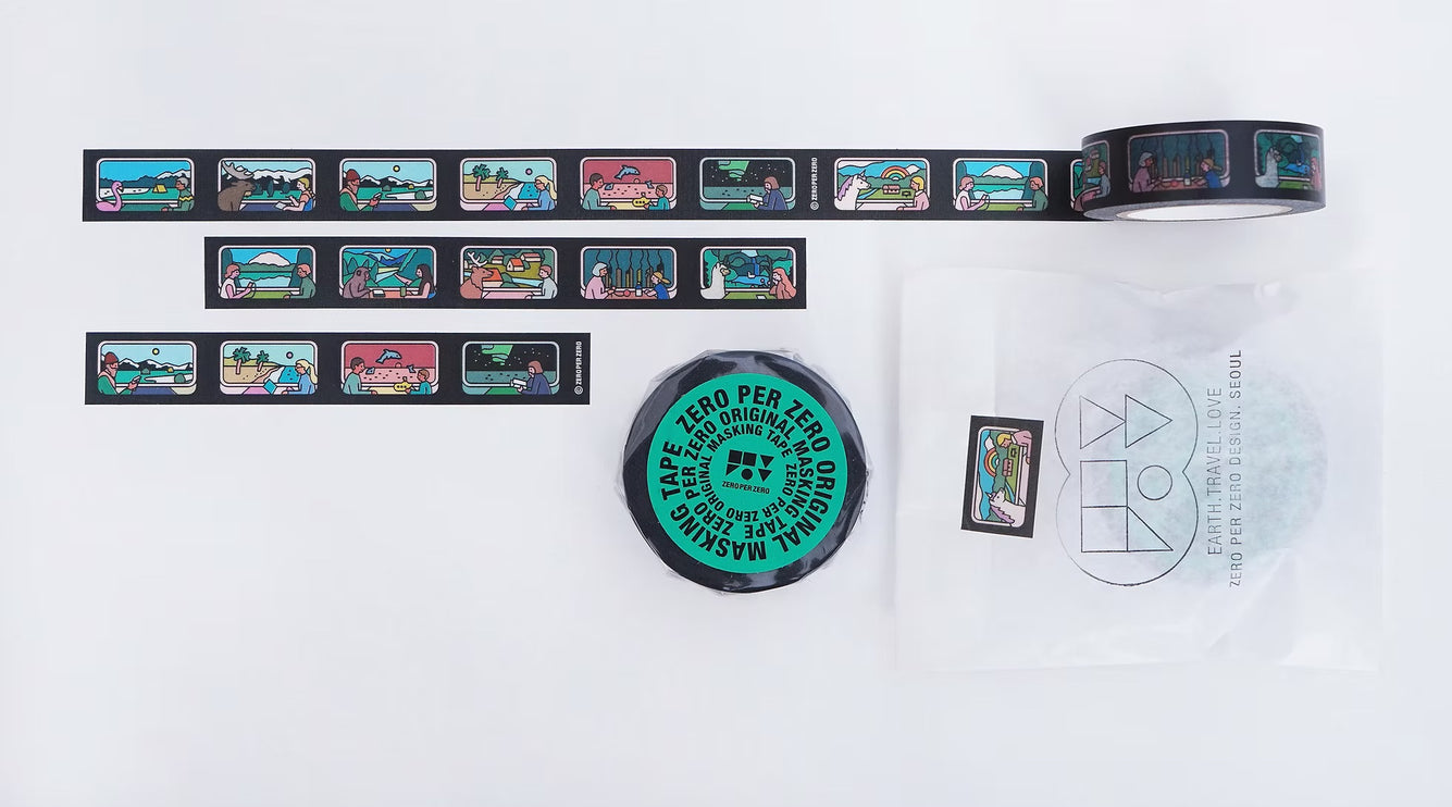 Washi Tape - Viaje en Tren