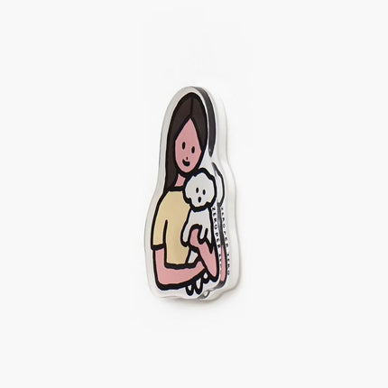 Imán - Puppy and Girl