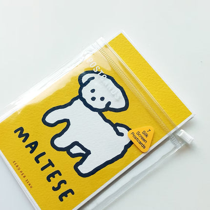 Set de Postales - Dog (Silkscreen)