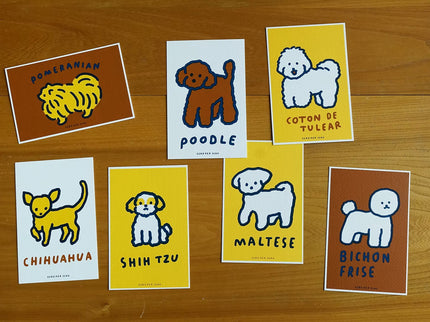 Set de Postales - Dog (Silkscreen)