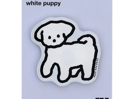 Imán - White Puppy