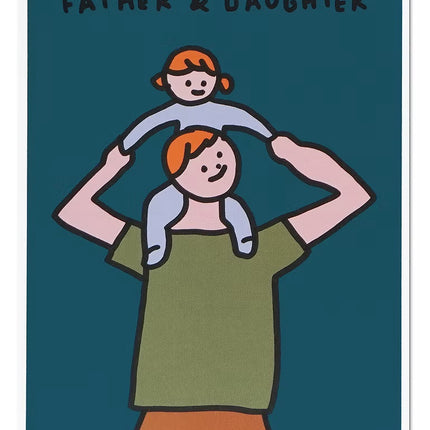 Set de Postales - Father/Mother and Daughter