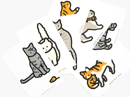 Set de Postales - Cat (Silkscreen)