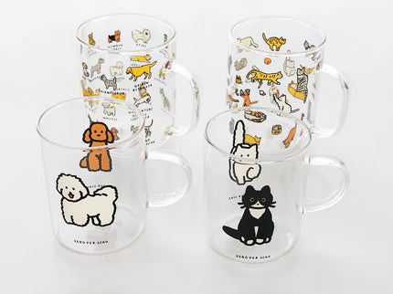Drinking Glass - Cat (M)