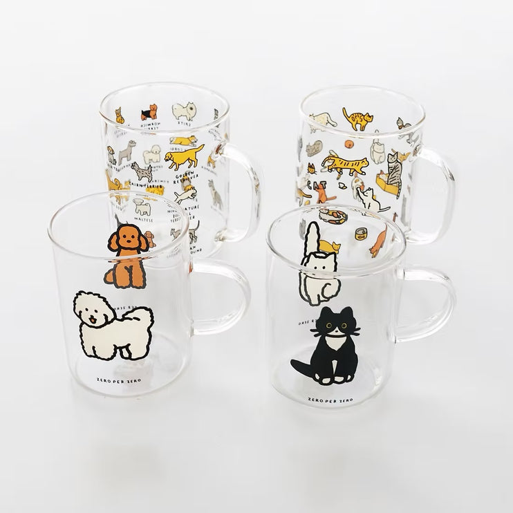 Drinking Glass - Cat (M)