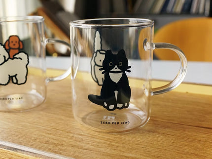 Drinking Glass - Cat (M)