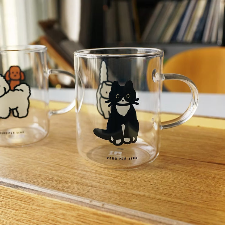 Drinking Glass - Cat (M)