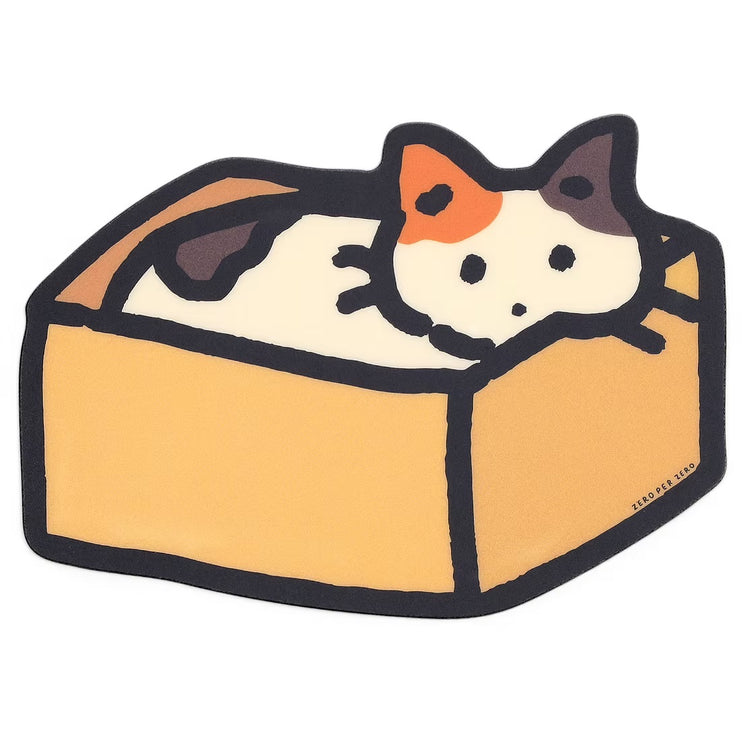 Mouse Pad - Cat in a Box