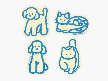 Message Card Pack - Perros y Gatos