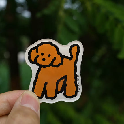 Imán - Brown Poodle