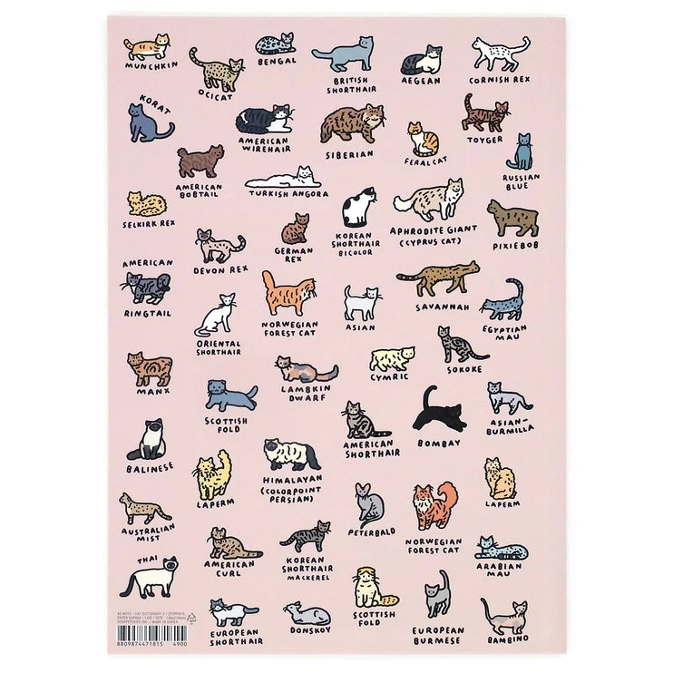 Cuaderno A5 - Cat Dictionary