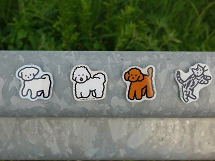 Imán - White Puppy