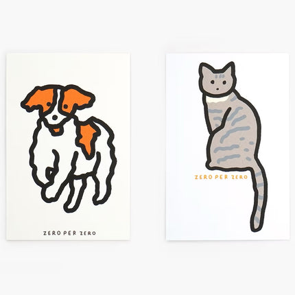 Set de Postales - Cat (Silkscreen)