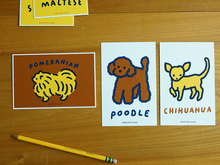 Set de Postales - Dog (Silkscreen)