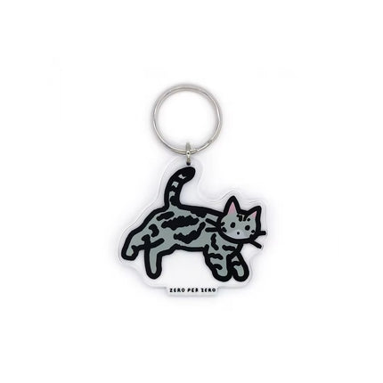 Llavero - Cat 9 (Grey Cat)