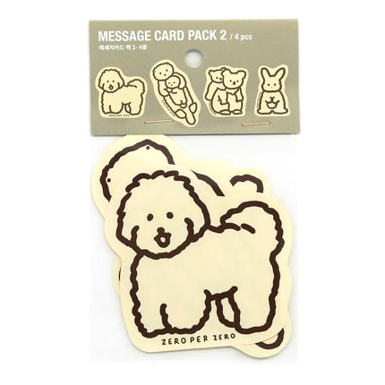 Message Card Pack - Animales