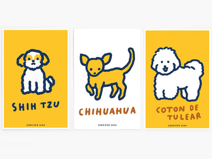 Set de Postales - Dog (Silkscreen)
