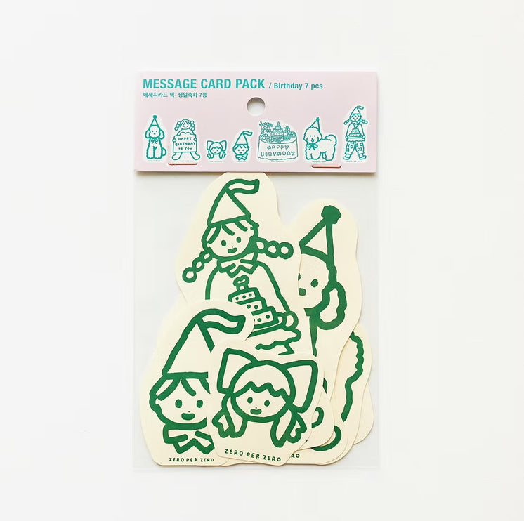 Message Card Pack - Cumpleaños