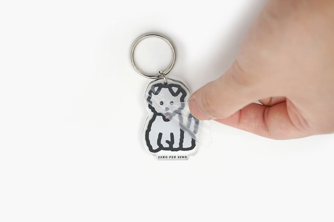 Llavero - Cat 9 (Grey Cat)