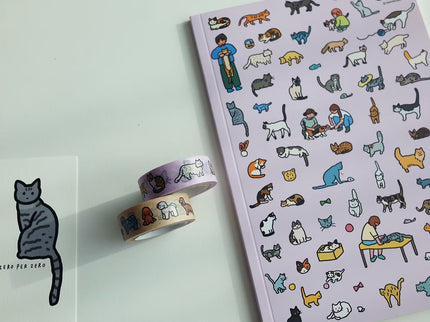 Washi Tape - Gatos