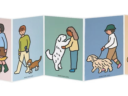 Set de Postales - People with Dogs