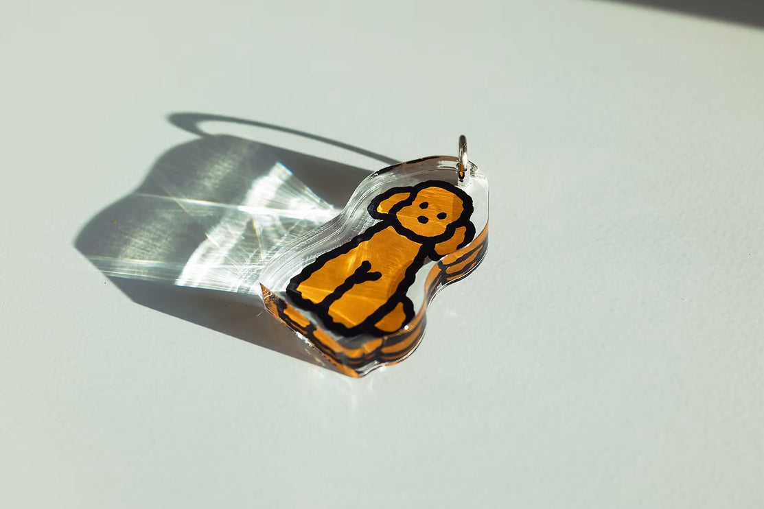 Objet Keyring - Brown Poodle