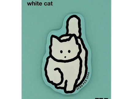 Imán - White Cat