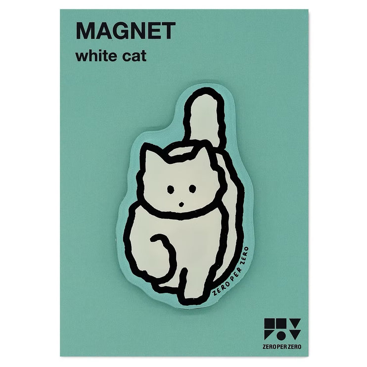 Imán - White Cat