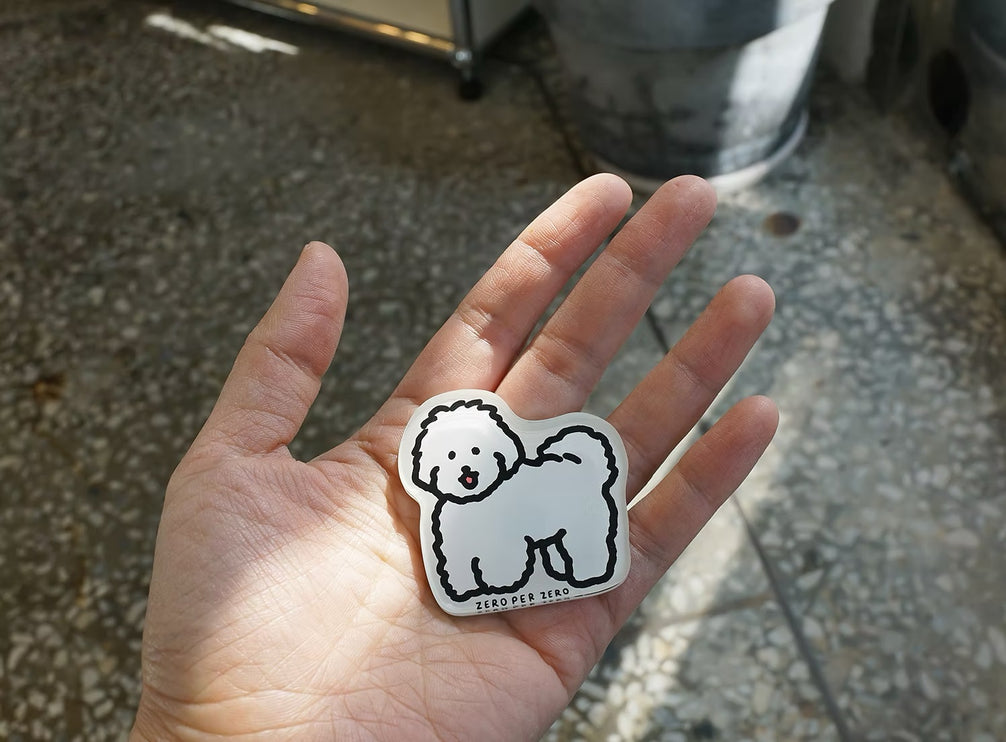 Imán - White Puppy 2