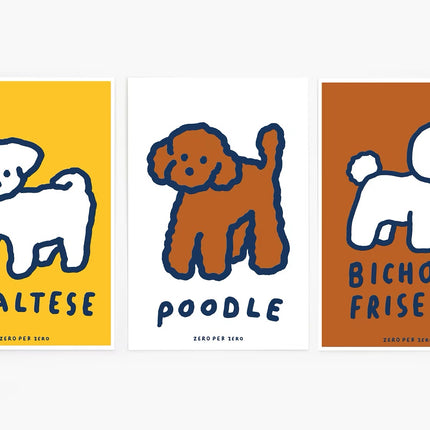 Set de Postales - Dog (Silkscreen)