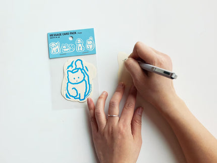 Message Card Pack - Perros y Gatos