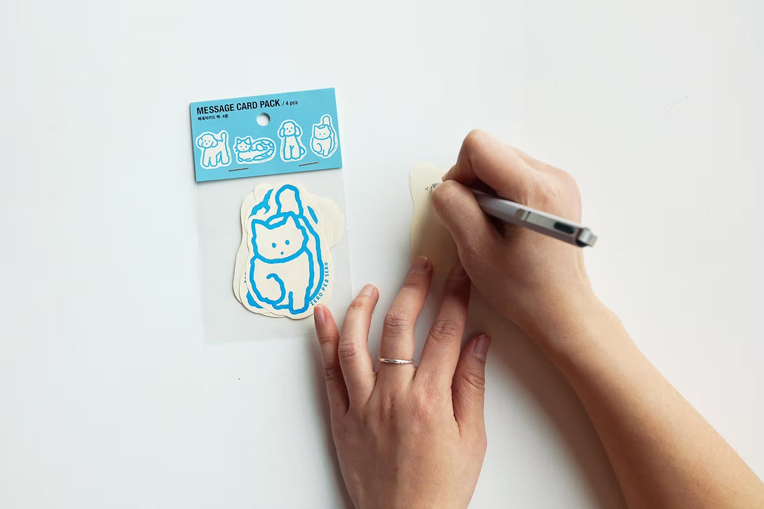 Message Card Pack - Perros y Gatos