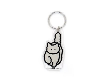 Llavero - Cat 4 (White Cat)