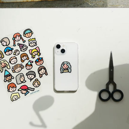 Point Stickers - Faces
