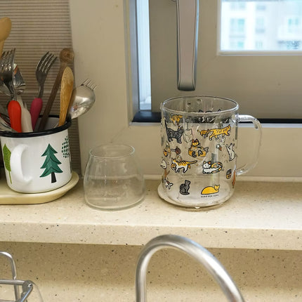 Drinking Glass - Cat Dictionary (L)