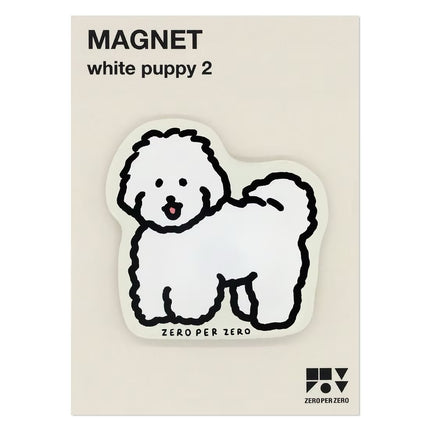 Imán - White Puppy 2