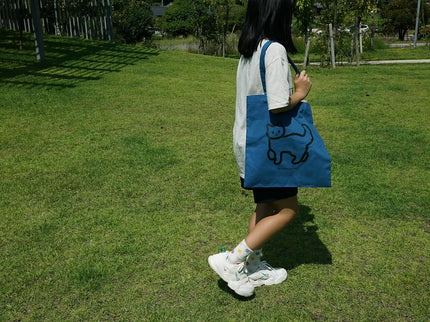 Eco Bag - Blue Cat