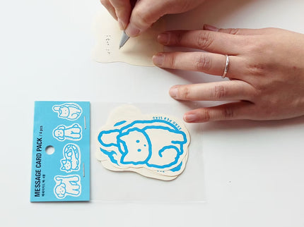 Message Card Pack - Perros y Gatos
