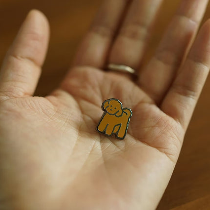 Pin - Brown Puppy 1