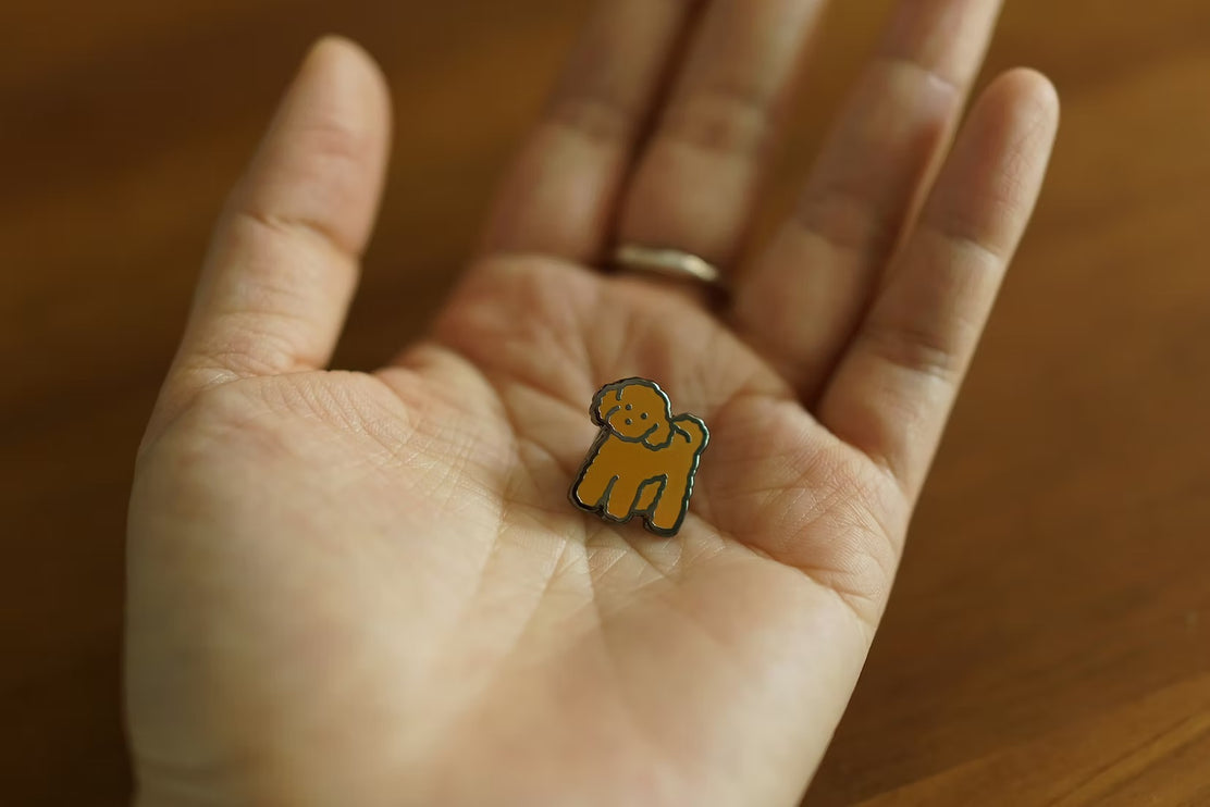 Pin - Brown Puppy 1