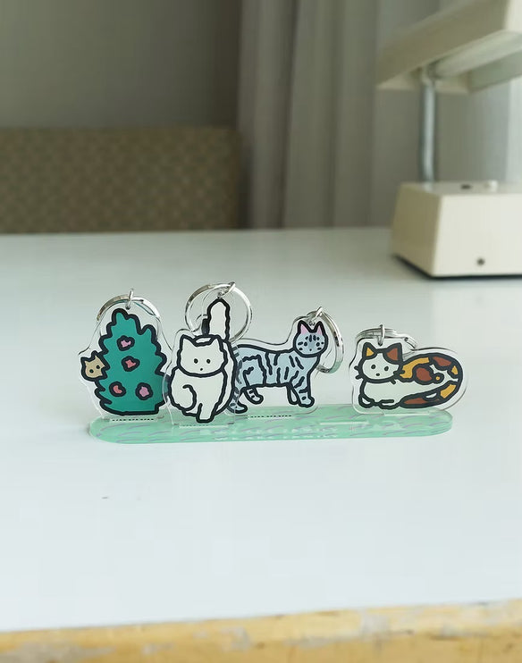 Llavero - Cat 4 (White Cat)