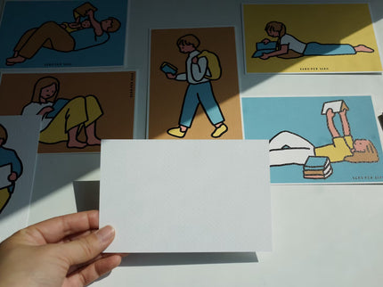 Set de Postales - Reading (Silkscreen)