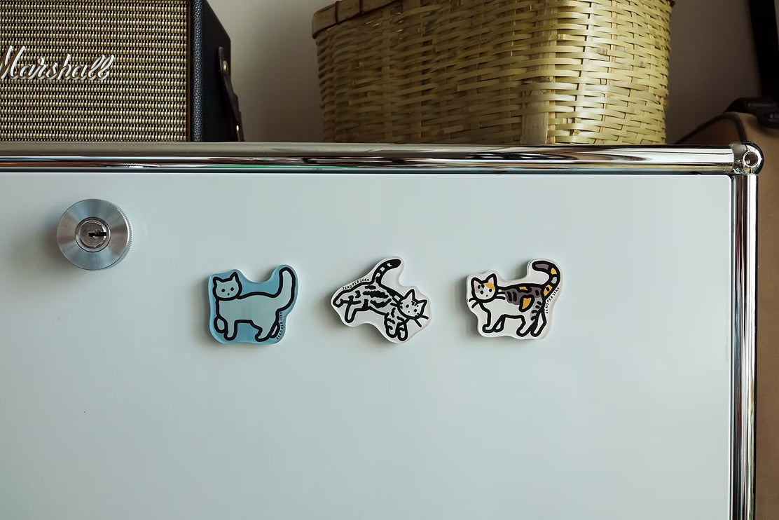Imán - Calico Cat Stand