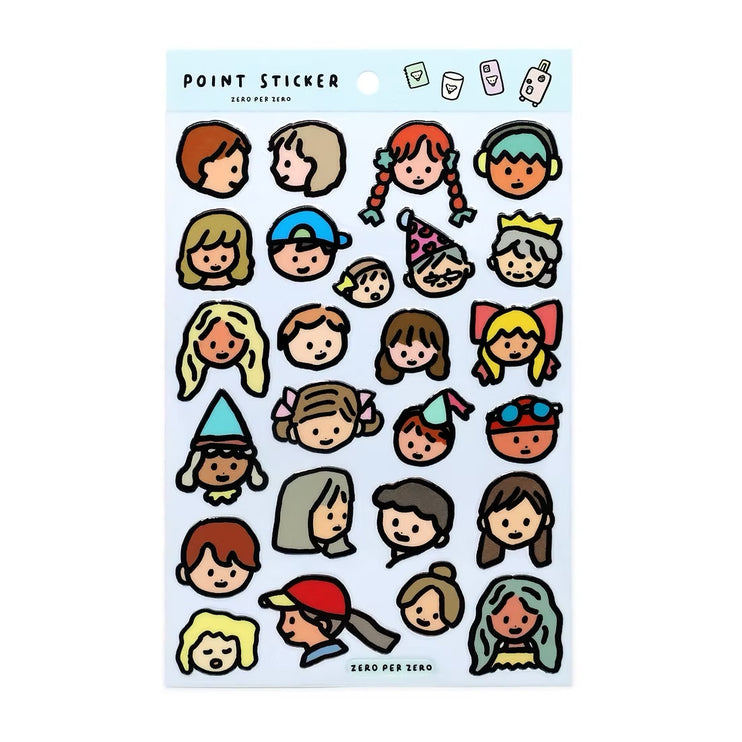 Point Stickers - Faces